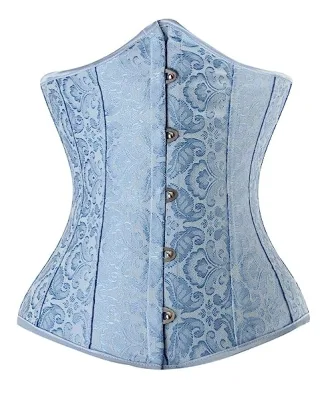 Light Blue Underbust Corset