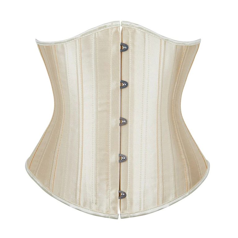 Beige Satin Underbust Corset