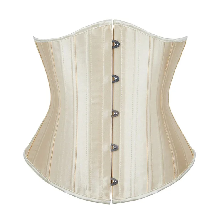 Beige Satin Underbust Corset