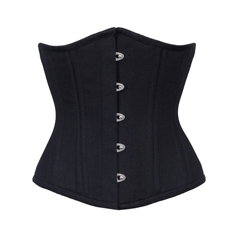 Black Cotton Corset Underbust