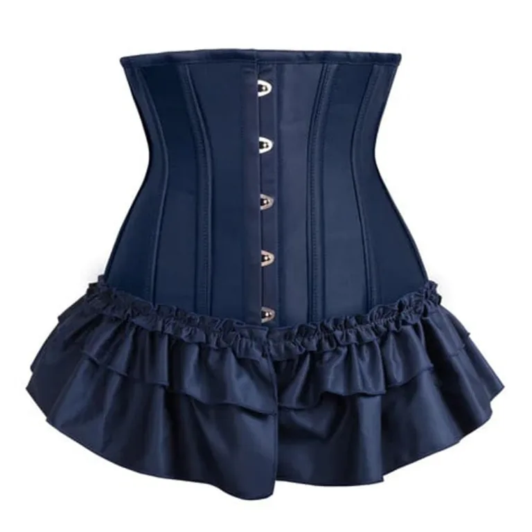 Blue Stylish Underbust Corset