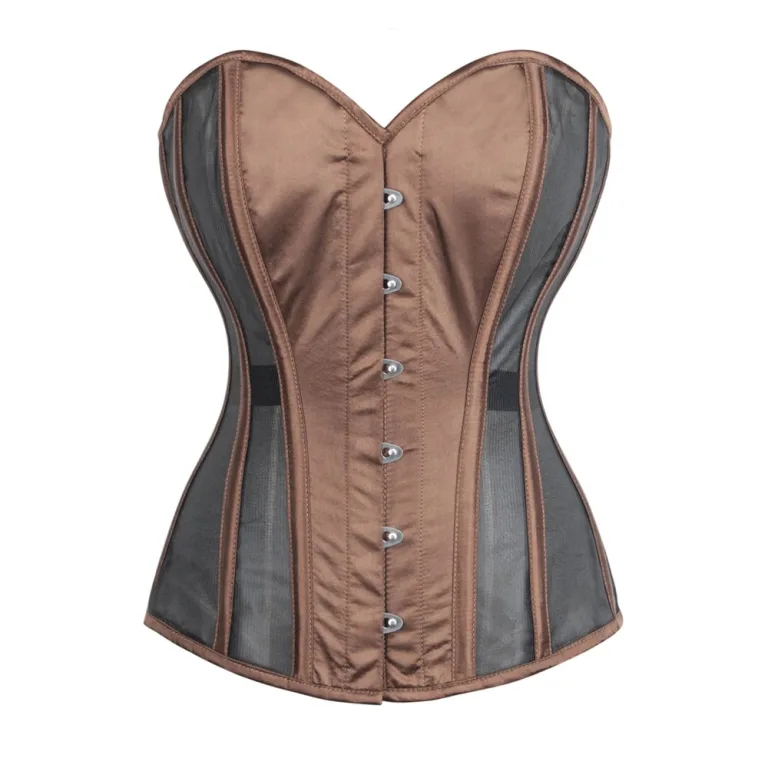 Brown And Black Overbust Corset