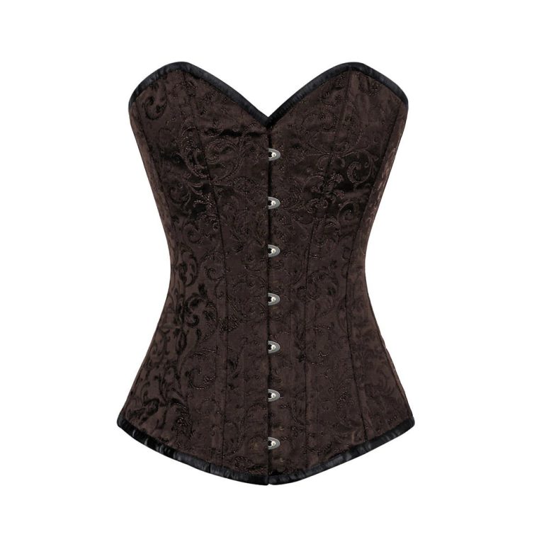 Brown Brocade Corset