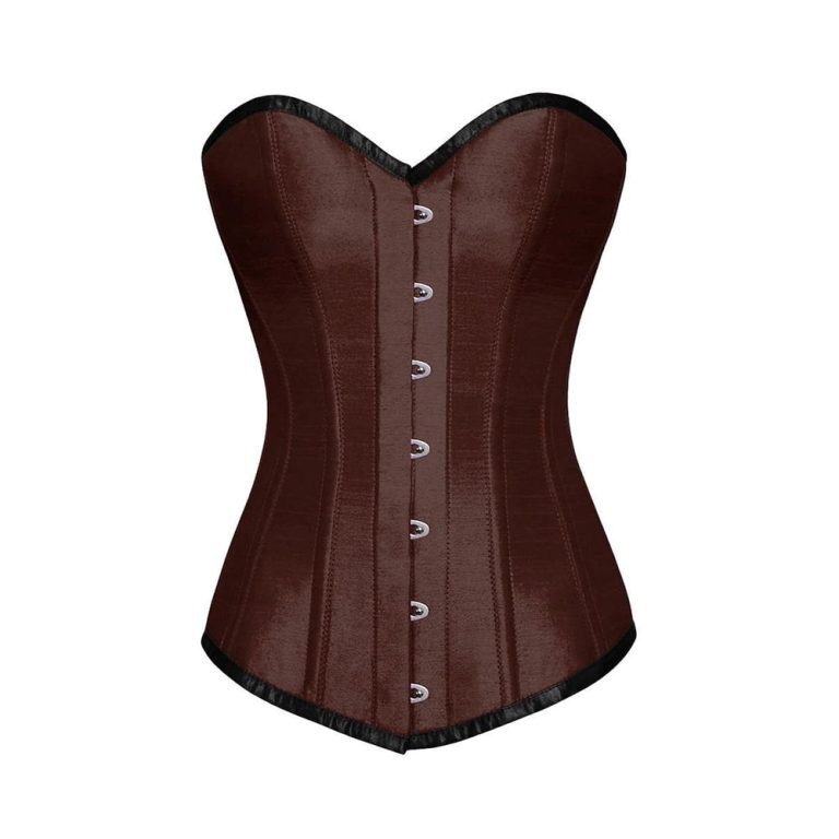 Brown Satin Corset