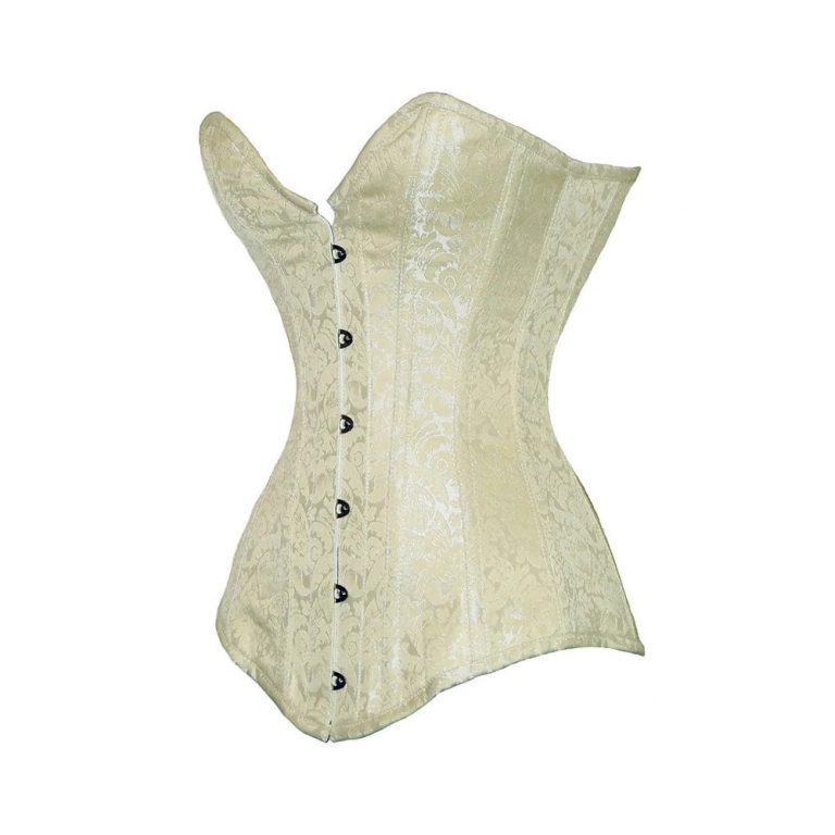 Cream Brocade Corset