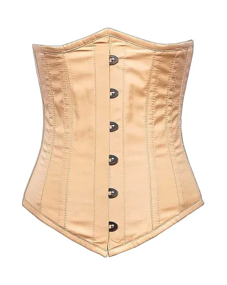 Cream Satin Underbust Corset