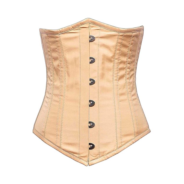 Cream Satin Underbust Corset