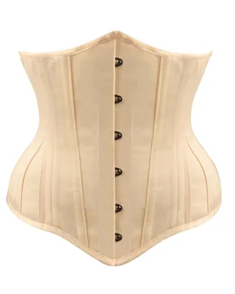 Cream Underbust Cotton Corset