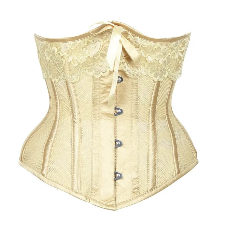 Gold Mesh Underbust Corset