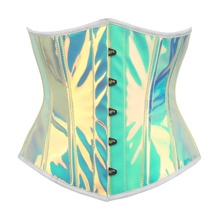 Gold PVC Underbust Corset