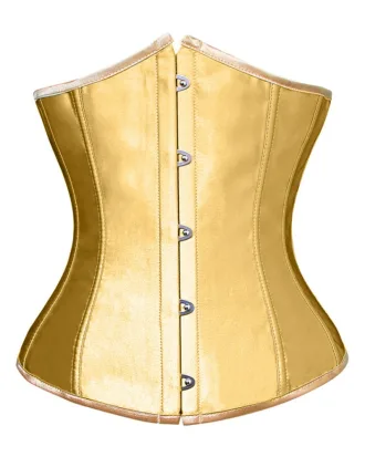 Gold Satin Underbust Corset