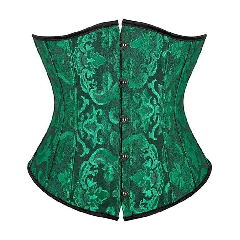 Green Underbust Brocade Corset