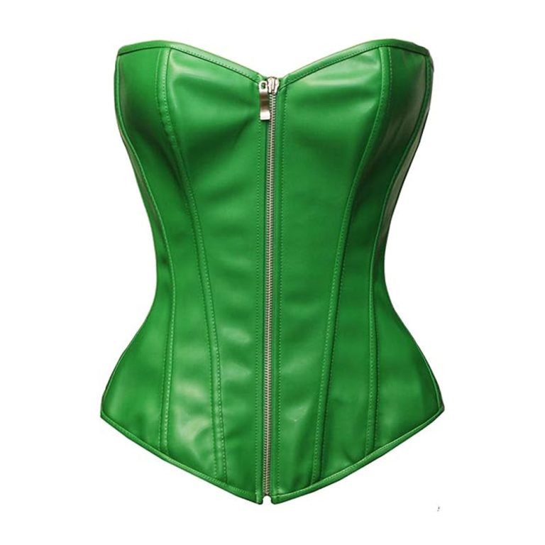 Green Leather Corset