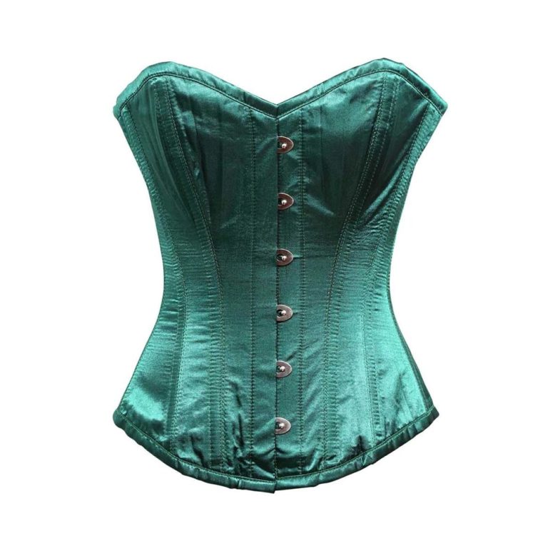 Green Satin Corset