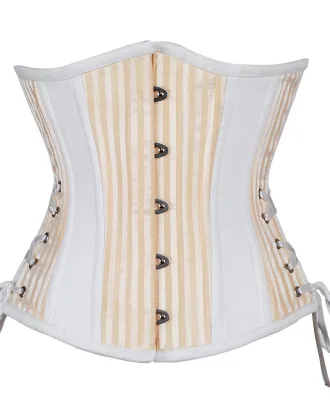 Ivory And White Satin Corset