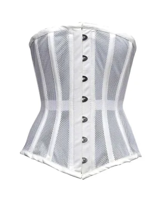 Mesh White Corset