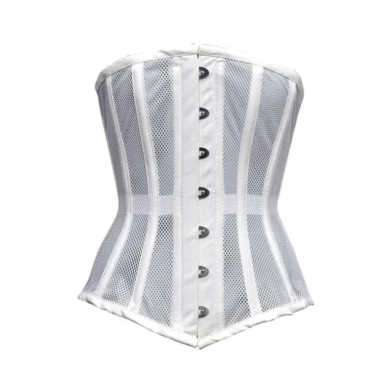 Mesh White Corset