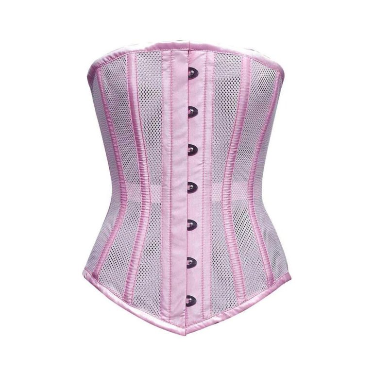 Pink Mesh Corset