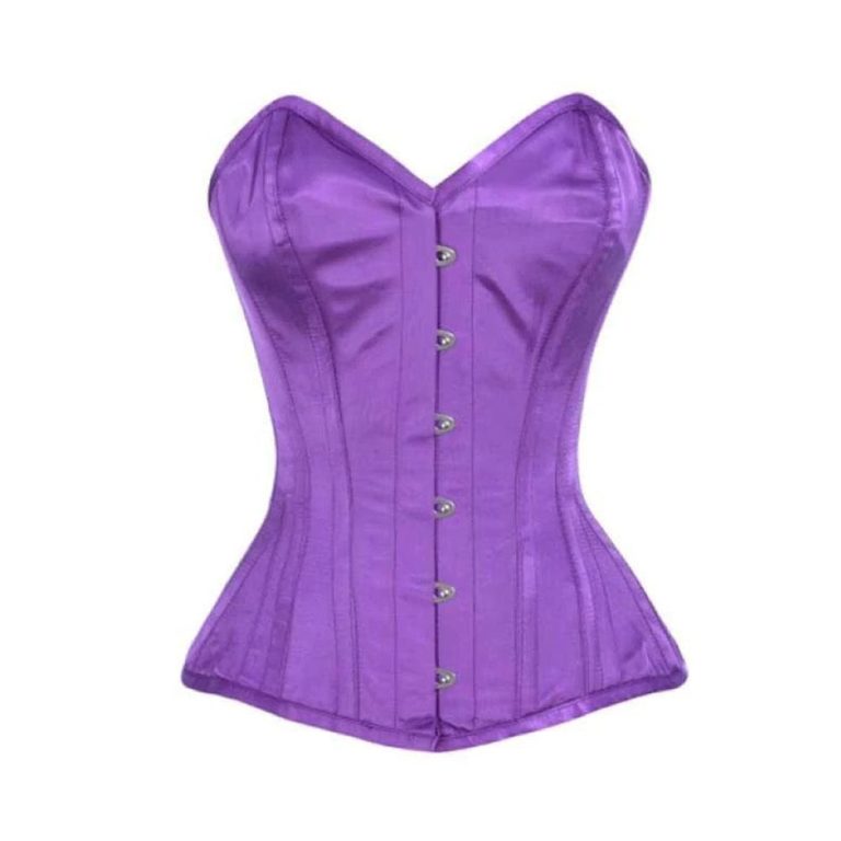 Purple Satin Corset