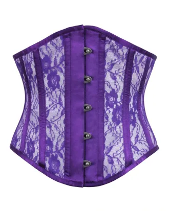 Purple Underbust Corset