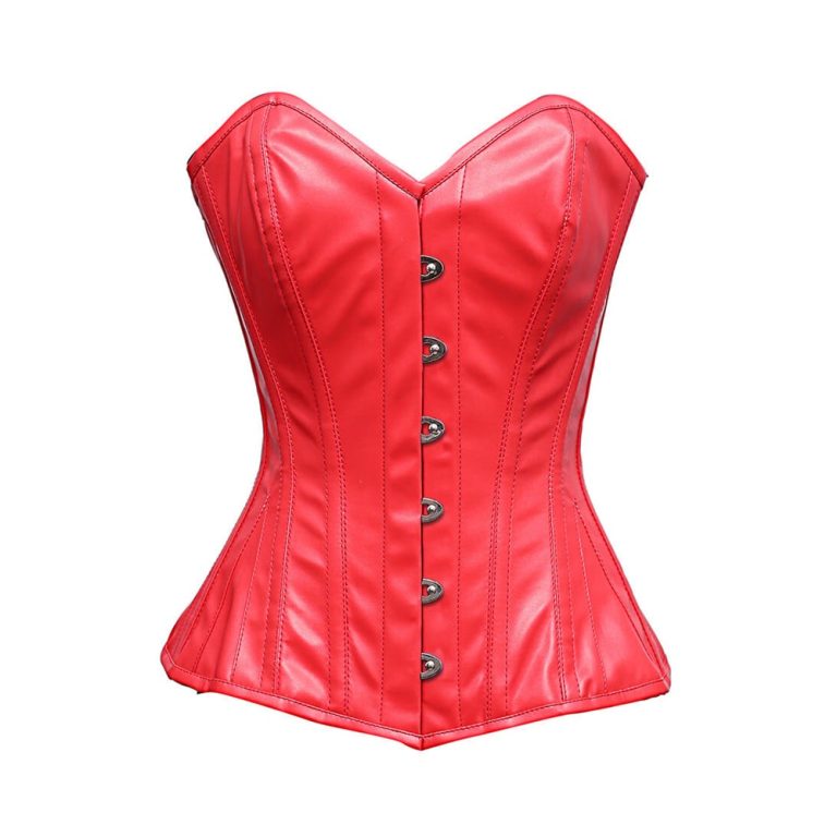 Red Leather Corset