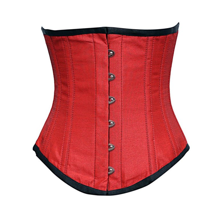 Red And Black Underbust Corset