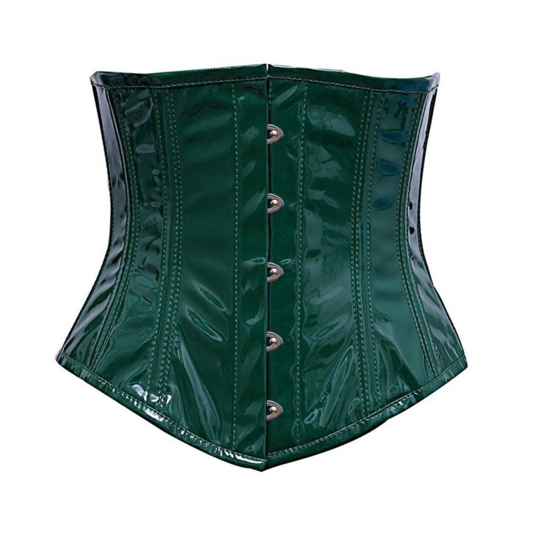 Green Steel Boned Corset