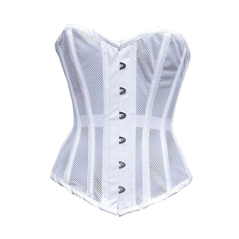 White Mesh Corset