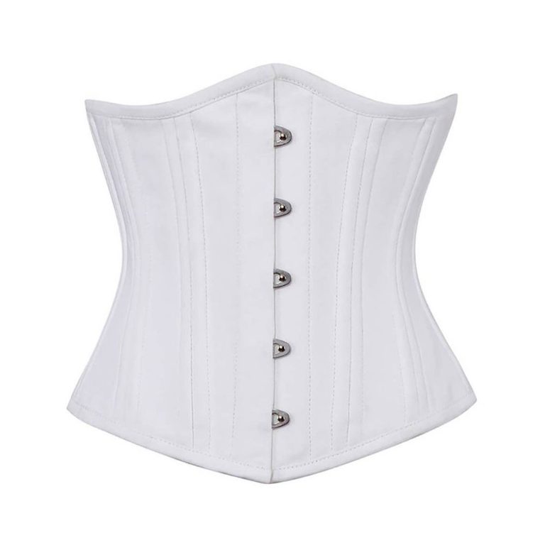 White Underbust Corset