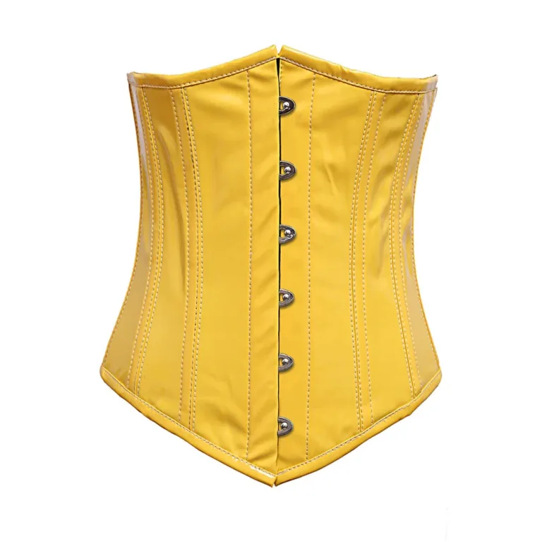 Yellow Overbust Steel Bond Corset