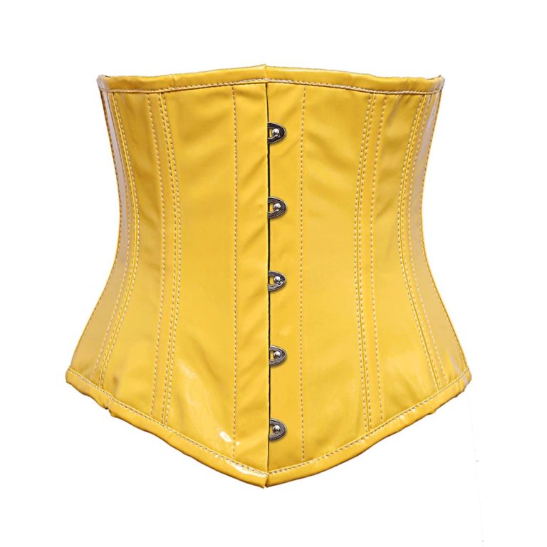 Yellow Steel Boned Corset