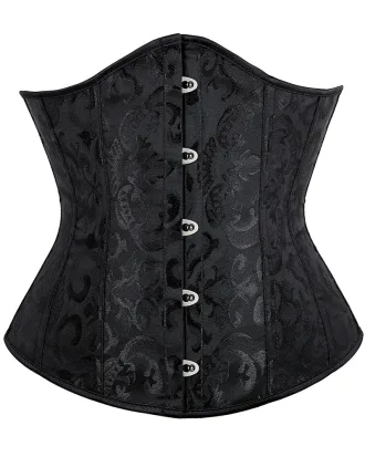 brocade underbust corset