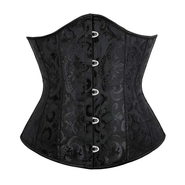 brocade underbust corset