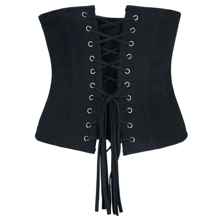 cotton underbust corset back