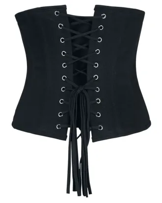 cotton underbust corset back