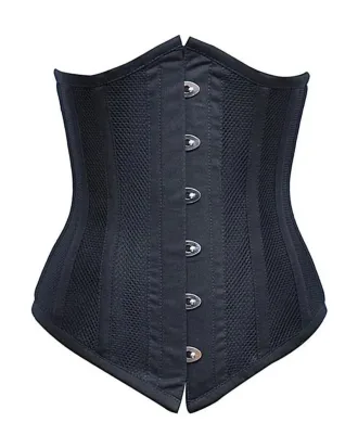 longline mesh underbust corset