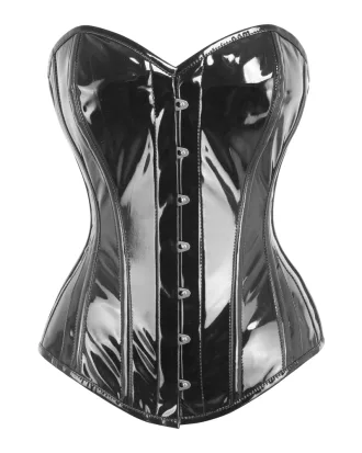 pvc sweatheart overbust corset